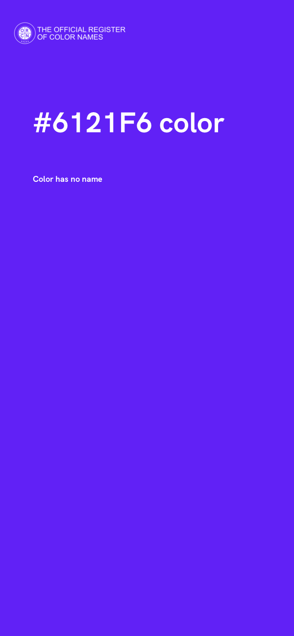 #6121F6 color image