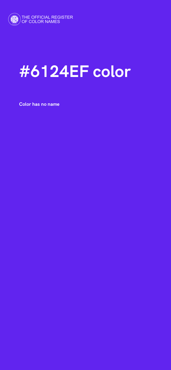 #6124EF color image