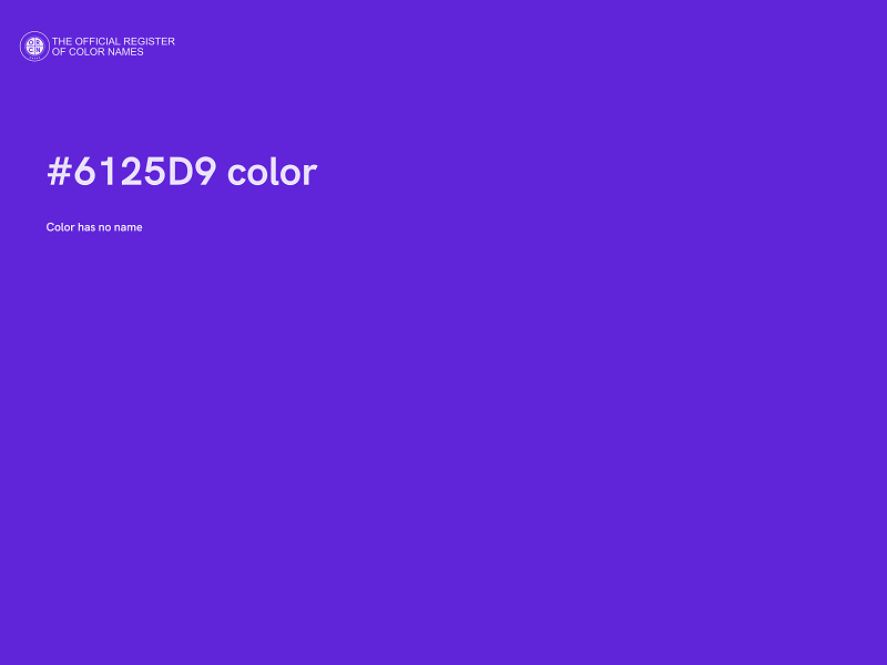 #6125D9 color image