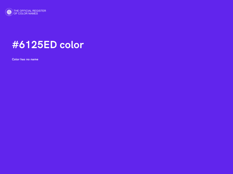 #6125ED color image