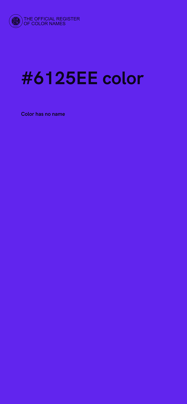 #6125EE color image