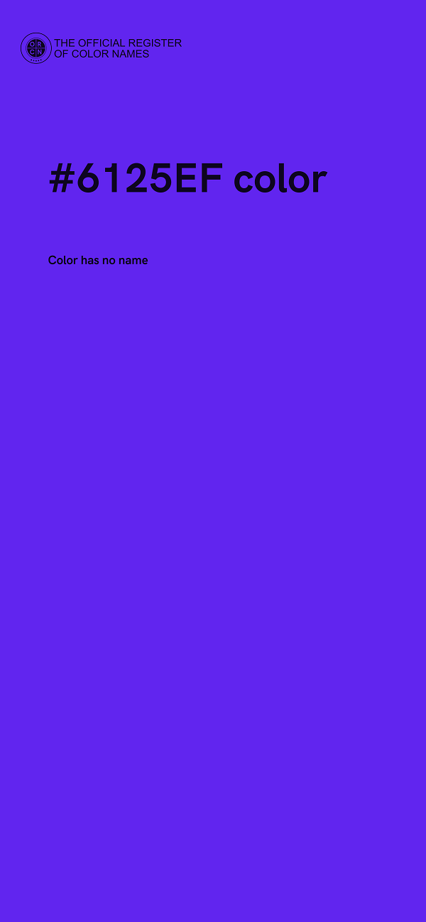 #6125EF color image