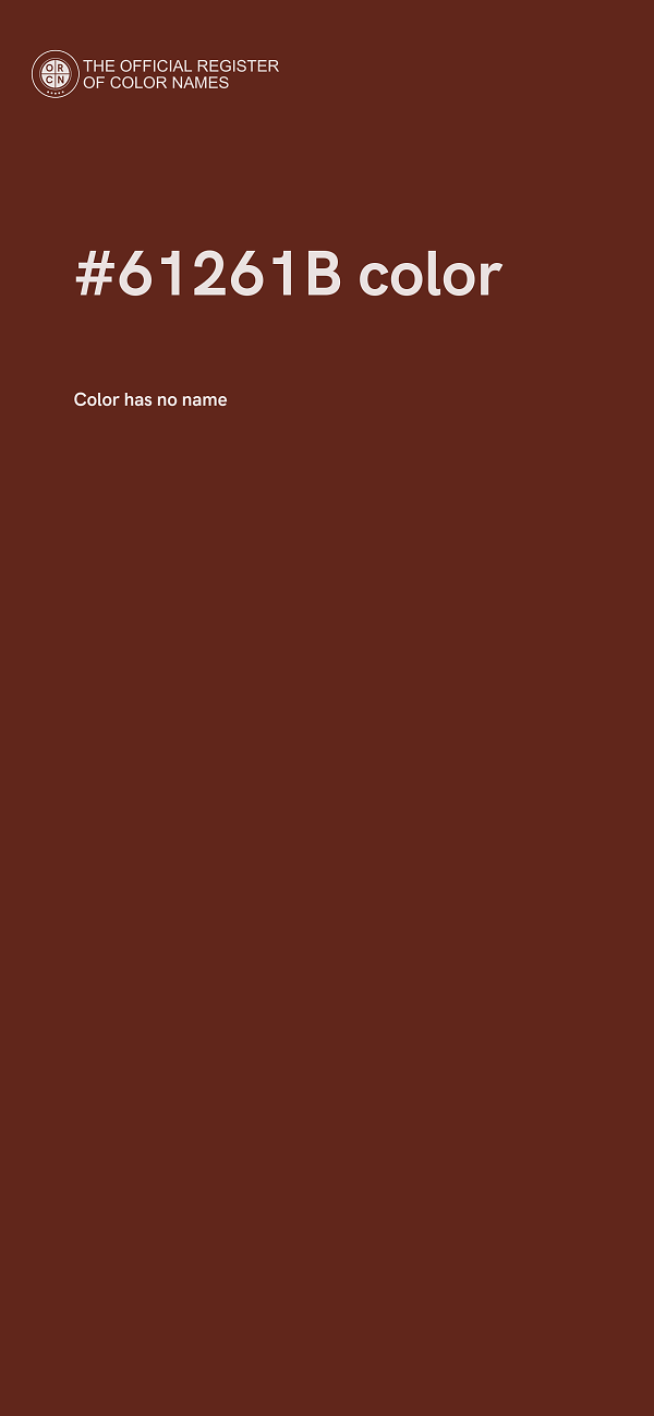 #61261B color image