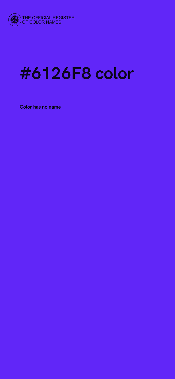 #6126F8 color image