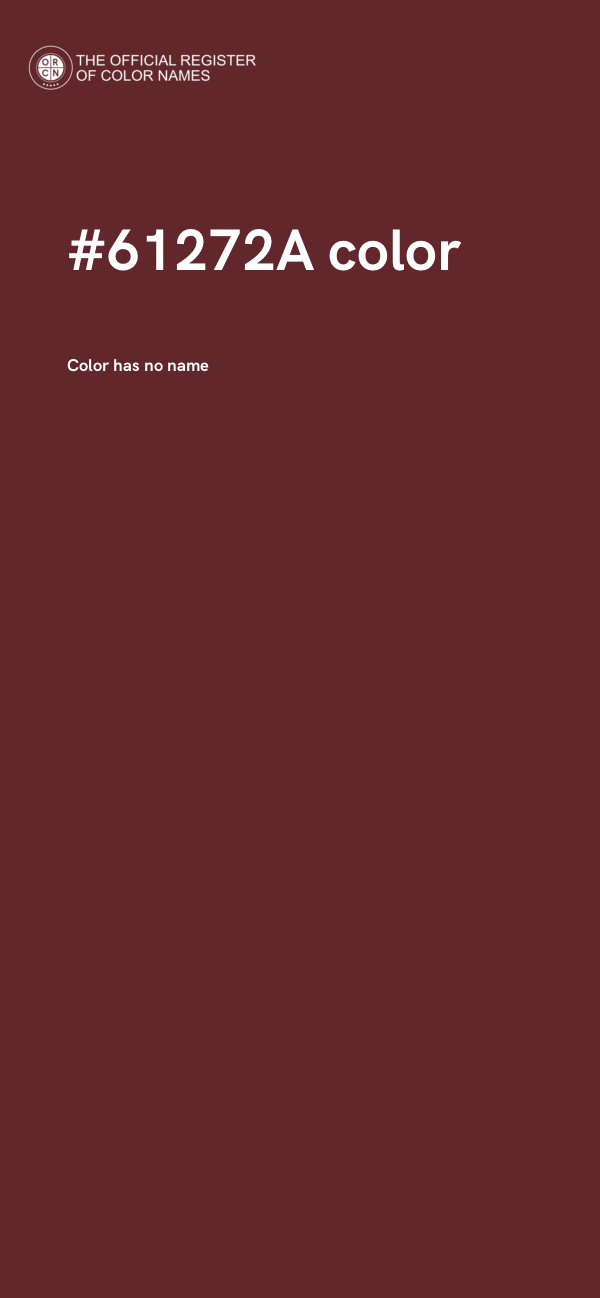 #61272A color image