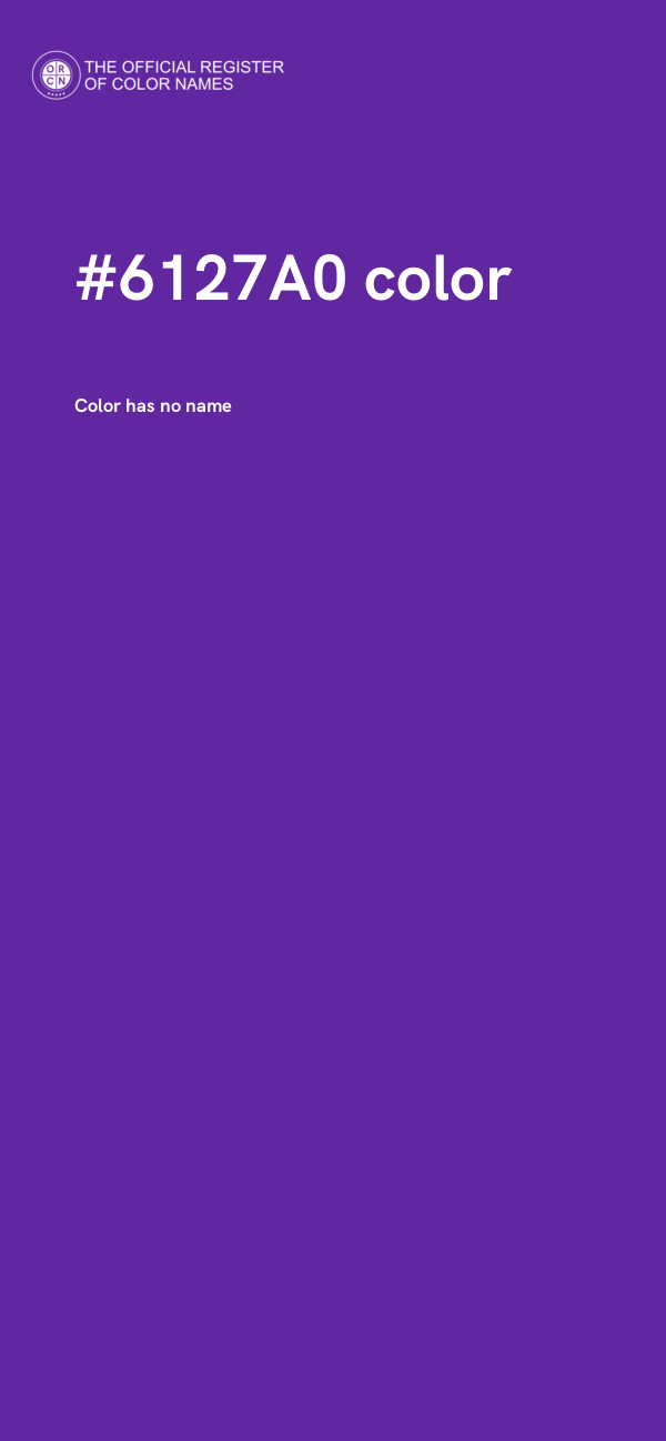 #6127A0 color image