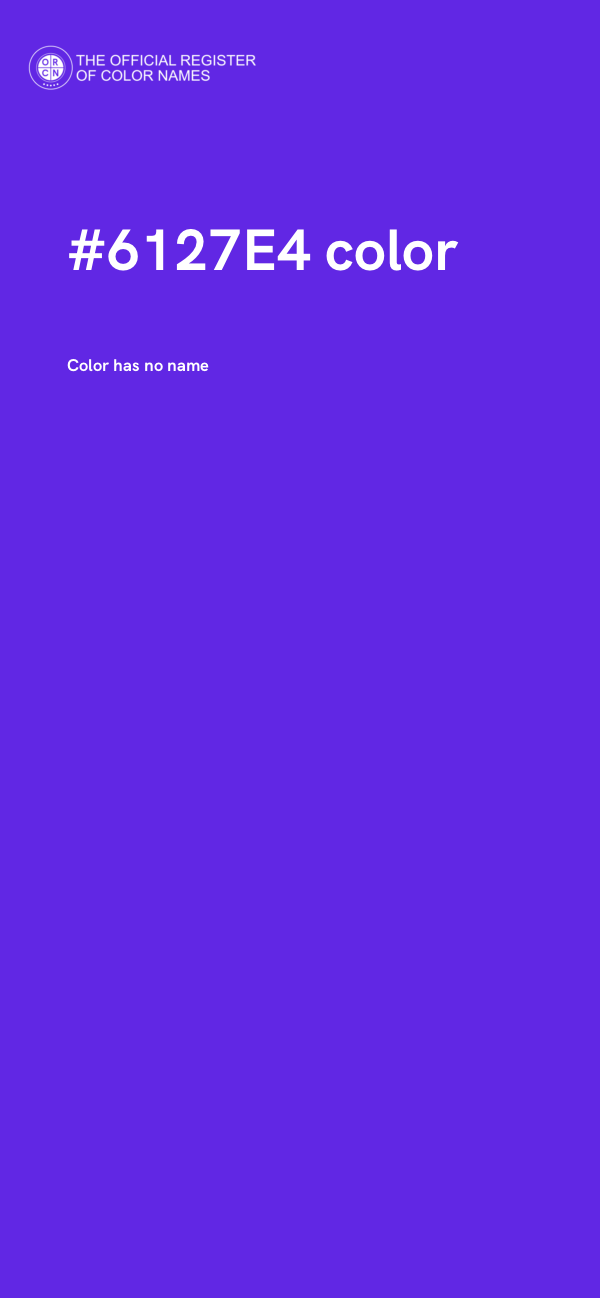 #6127E4 color image