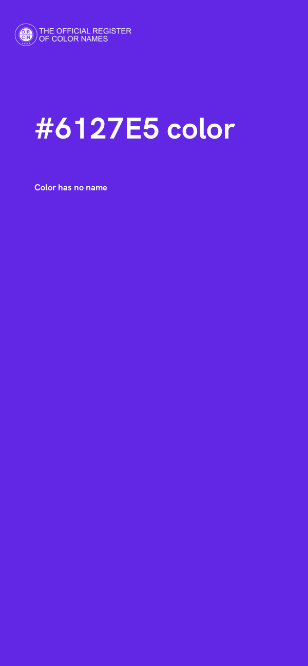 #6127E5 color image