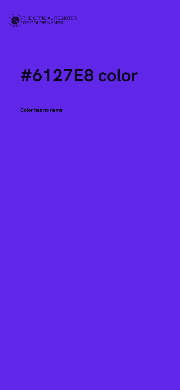 #6127E8 color image