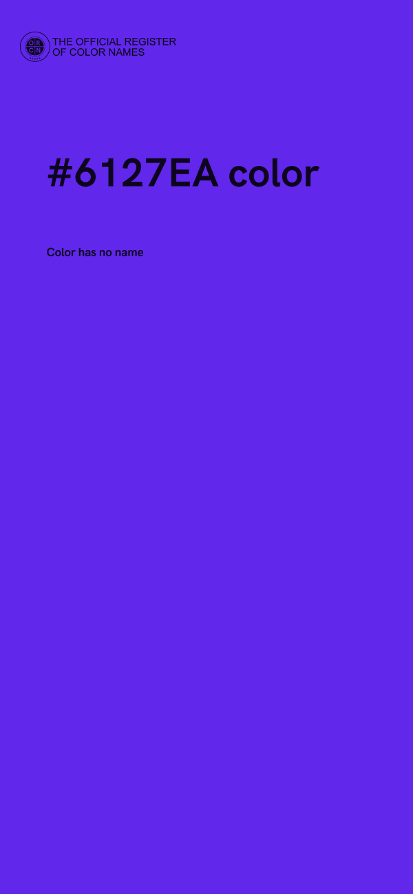 #6127EA color image