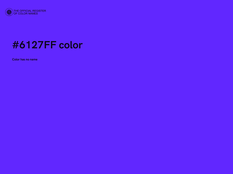 #6127FF color image