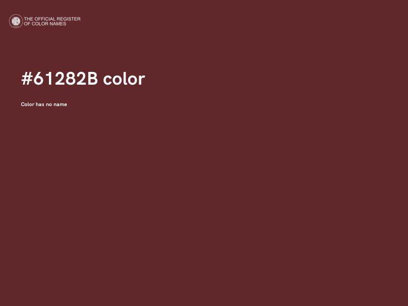 #61282B color image