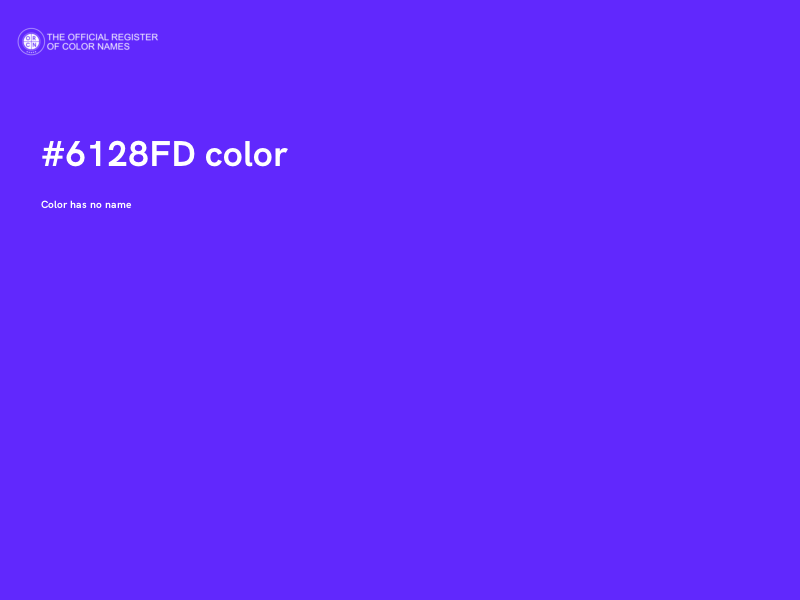 #6128FD color image