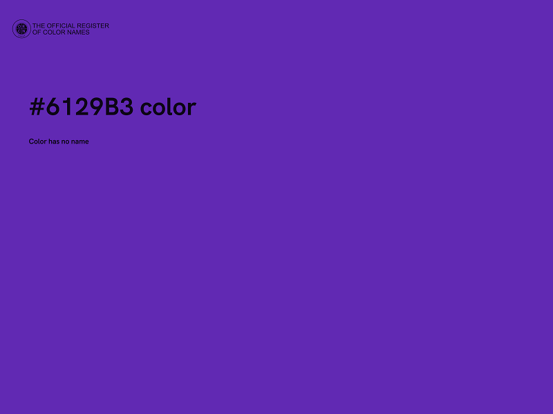 #6129B3 color image