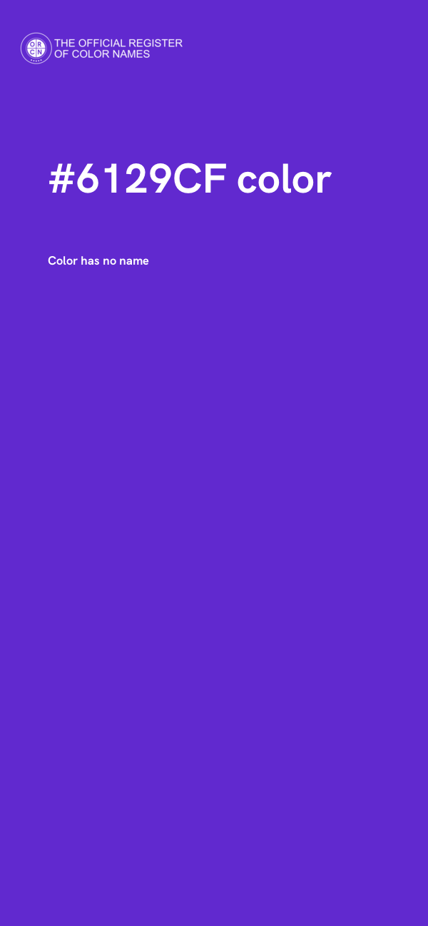 #6129CF color image