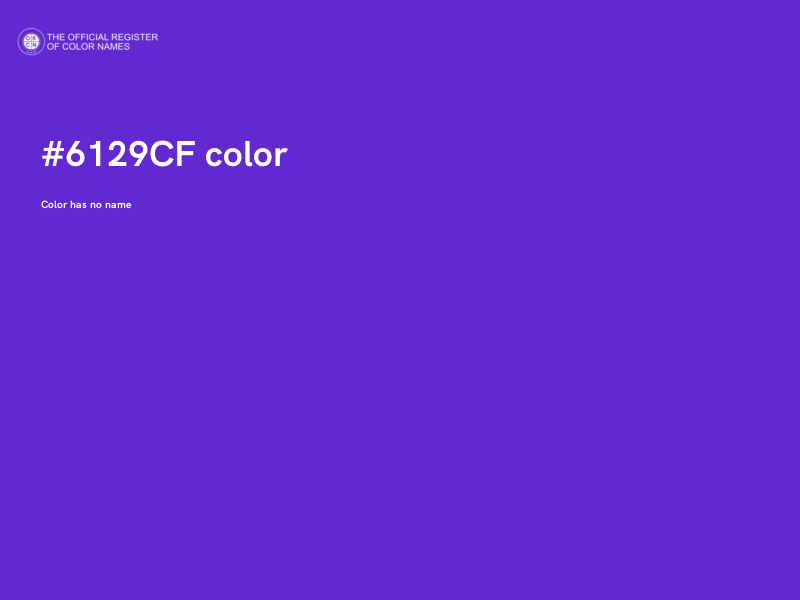 #6129CF color image