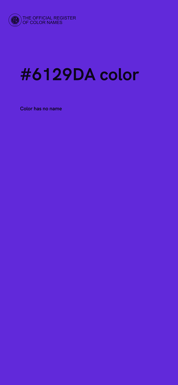 #6129DA color image