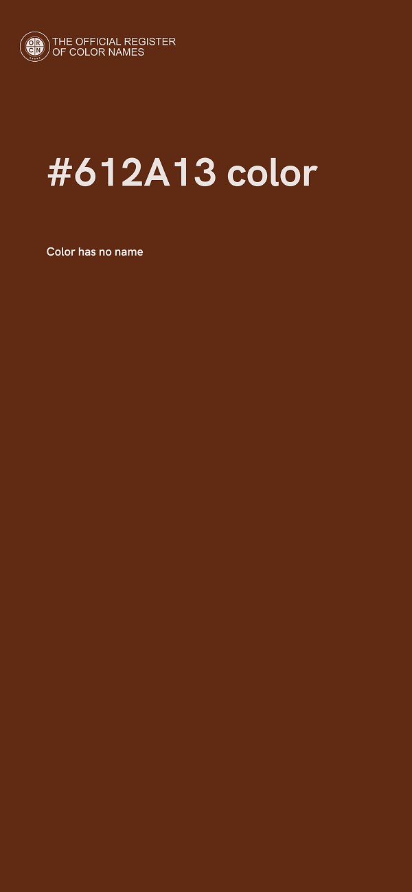 #612A13 color image