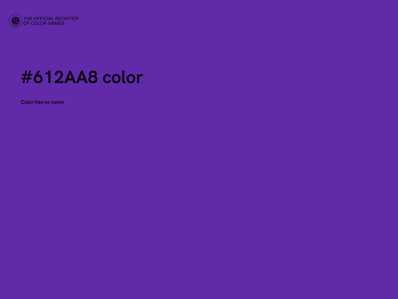 #612AA8 color image