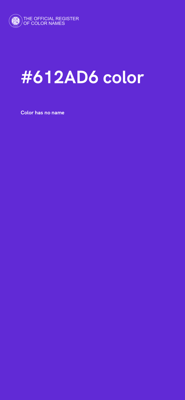 #612AD6 color image