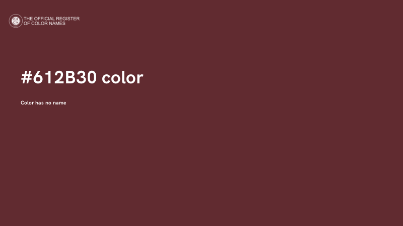 #612B30 color image