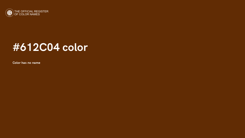 #612C04 color image