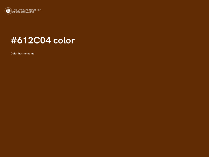 #612C04 color image
