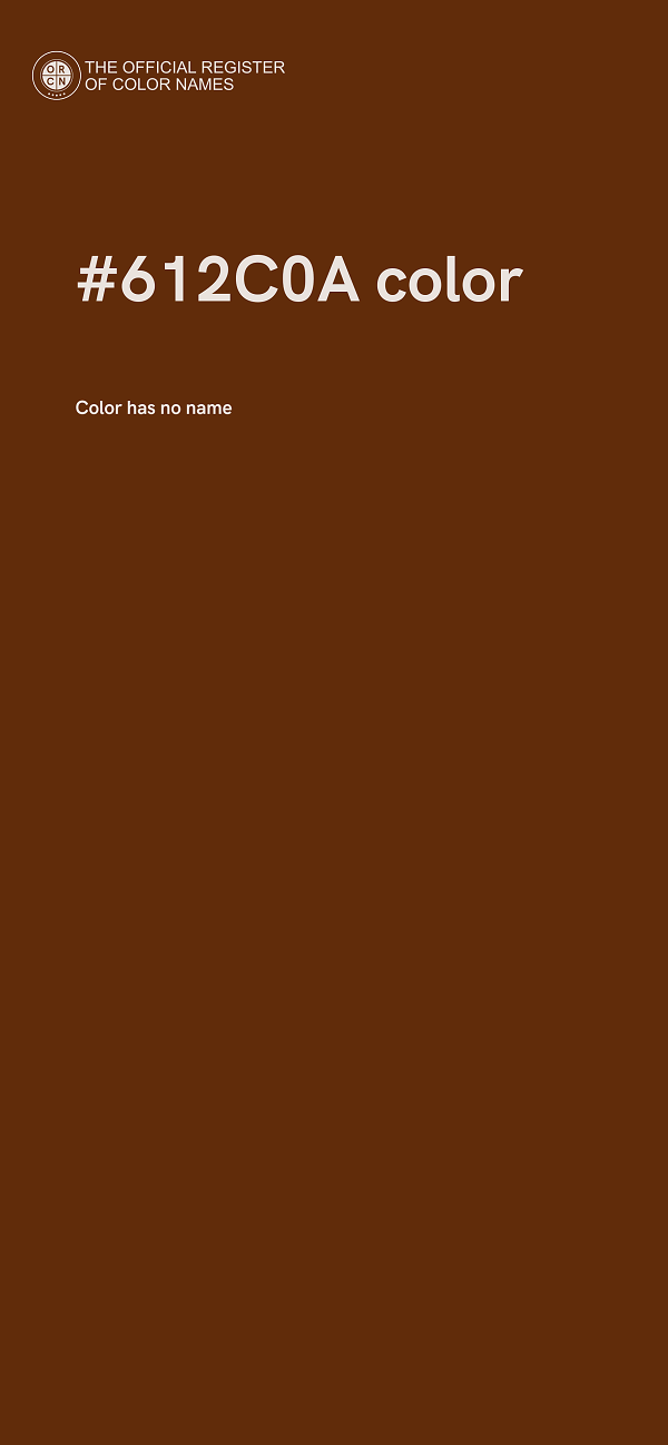 #612C0A color image