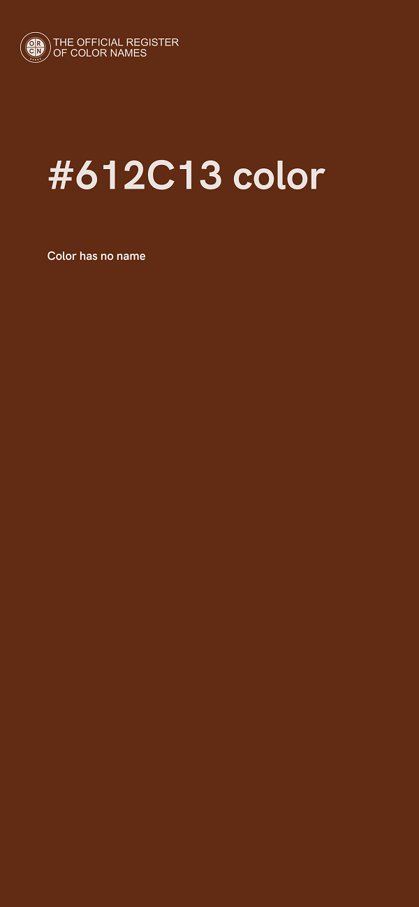 #612C13 color image