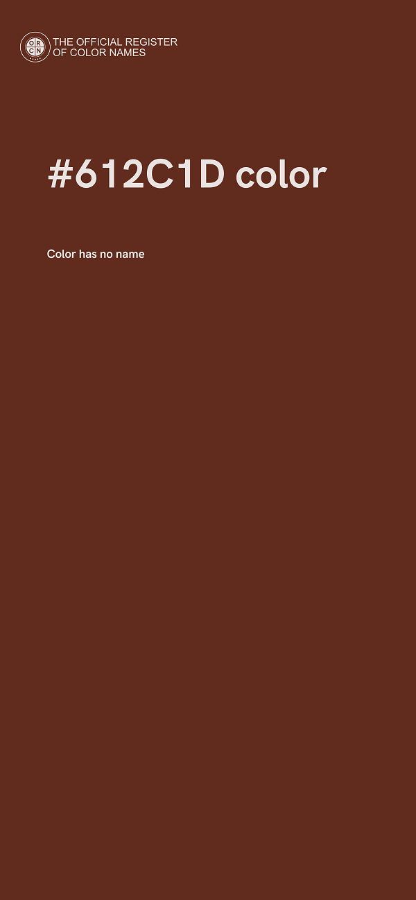#612C1D color image