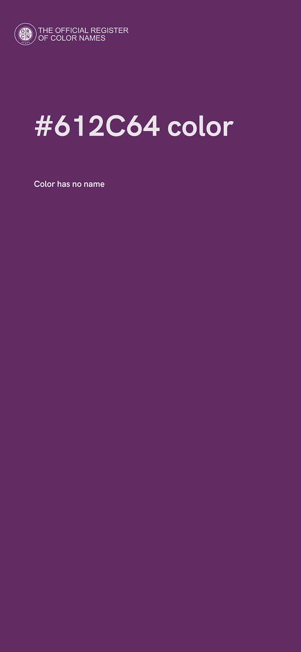 #612C64 color image