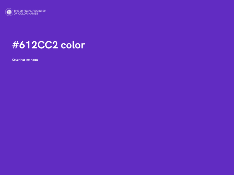 #612CC2 color image