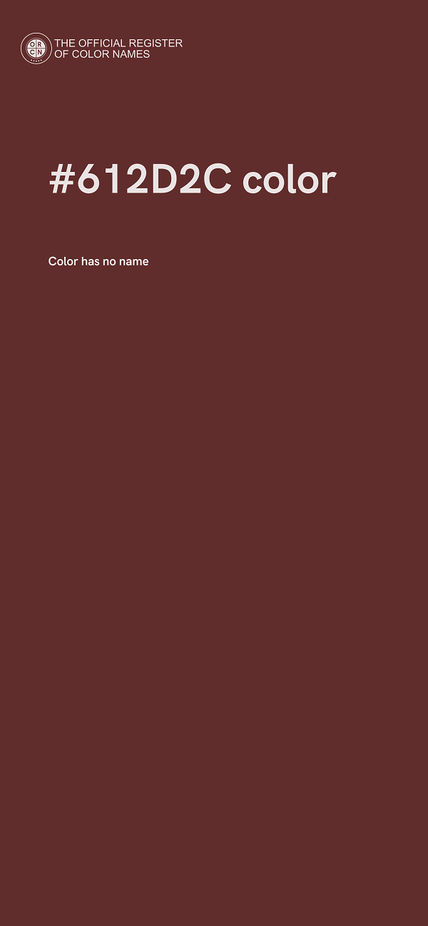 #612D2C color image
