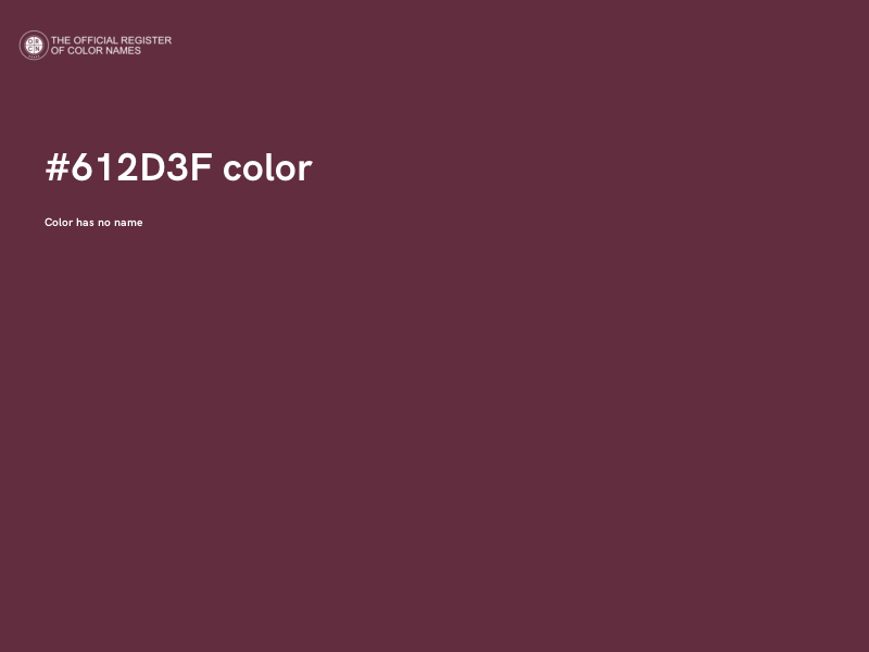 #612D3F color image