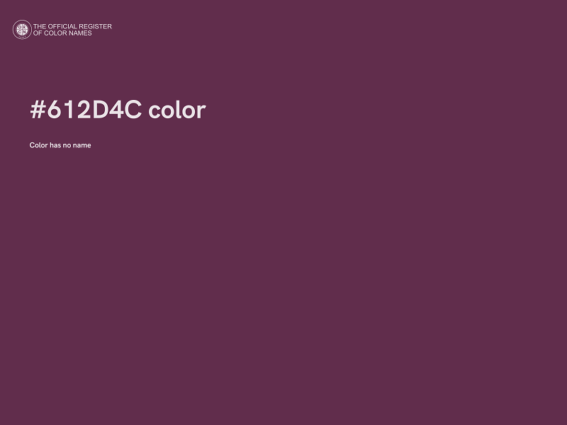 #612D4C color image