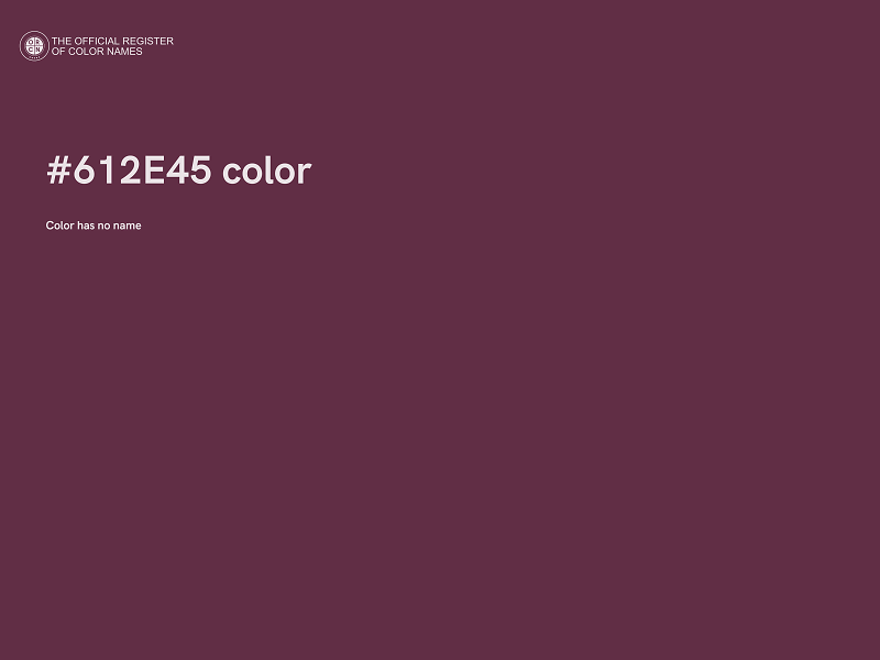 #612E45 color image