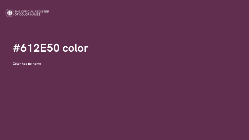 #612E50 color image