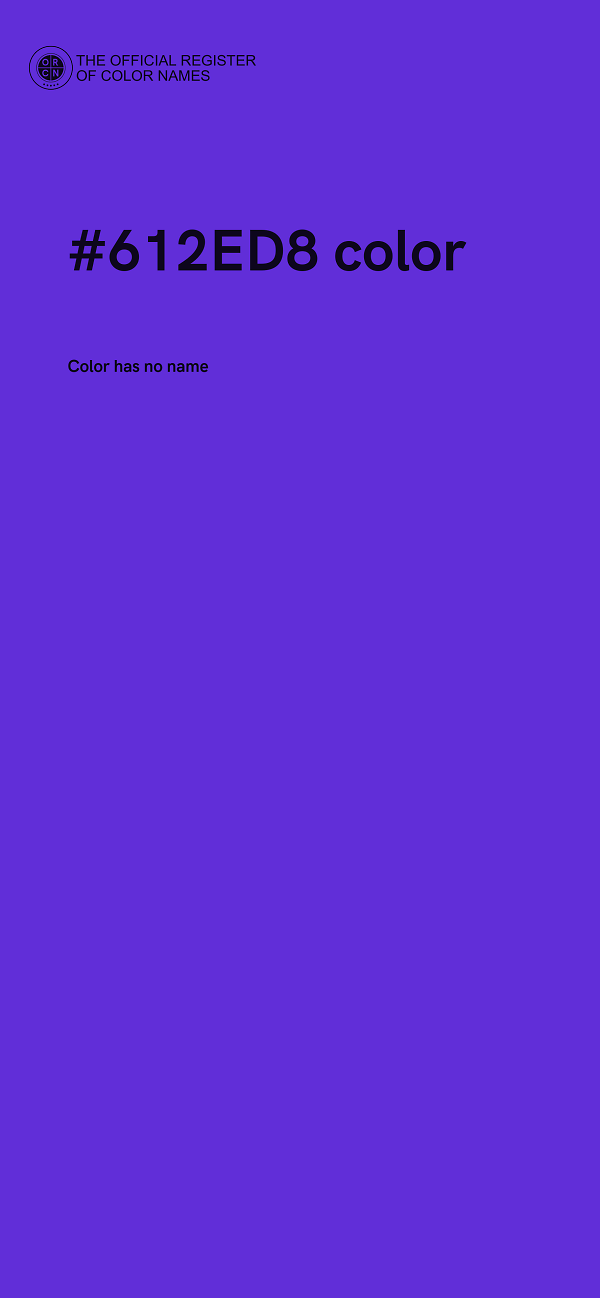 #612ED8 color image