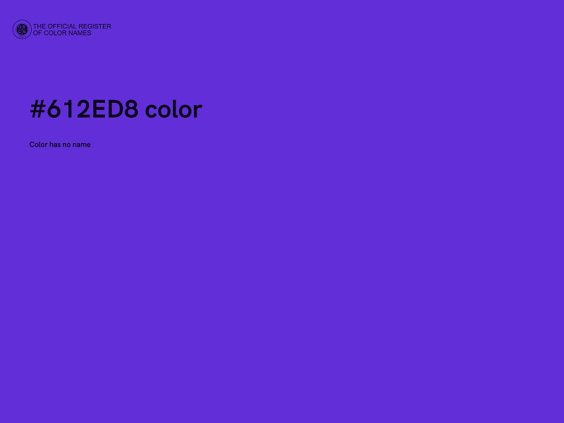 #612ED8 color image