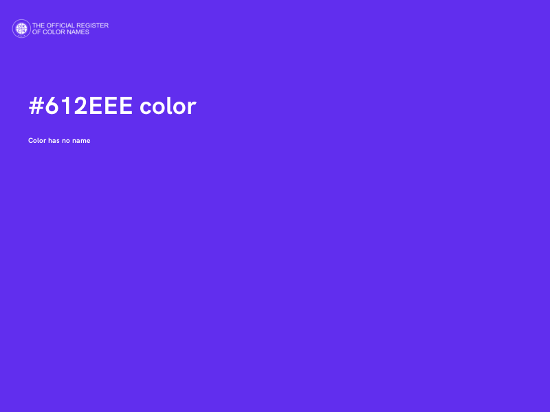#612EEE color image