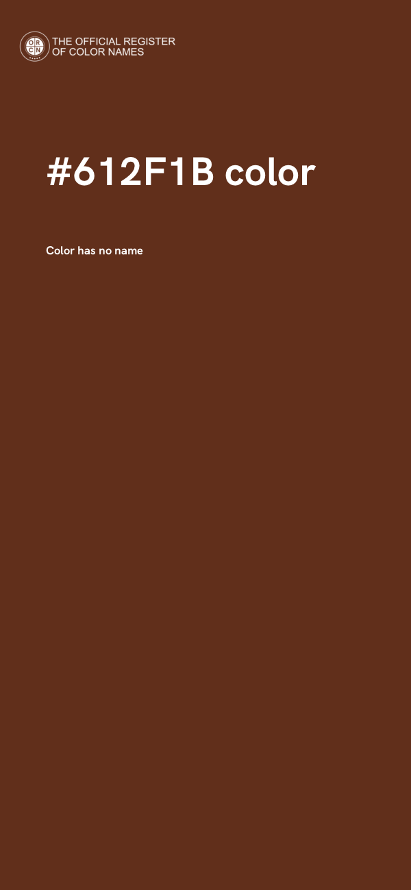 #612F1B color image