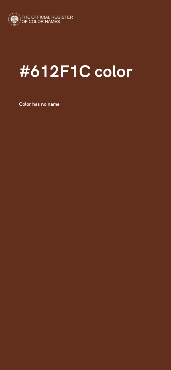 #612F1C color image