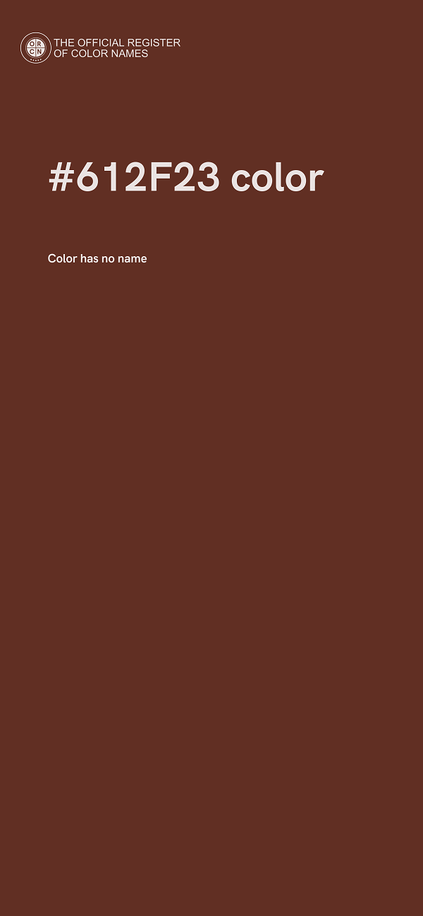 #612F23 color image