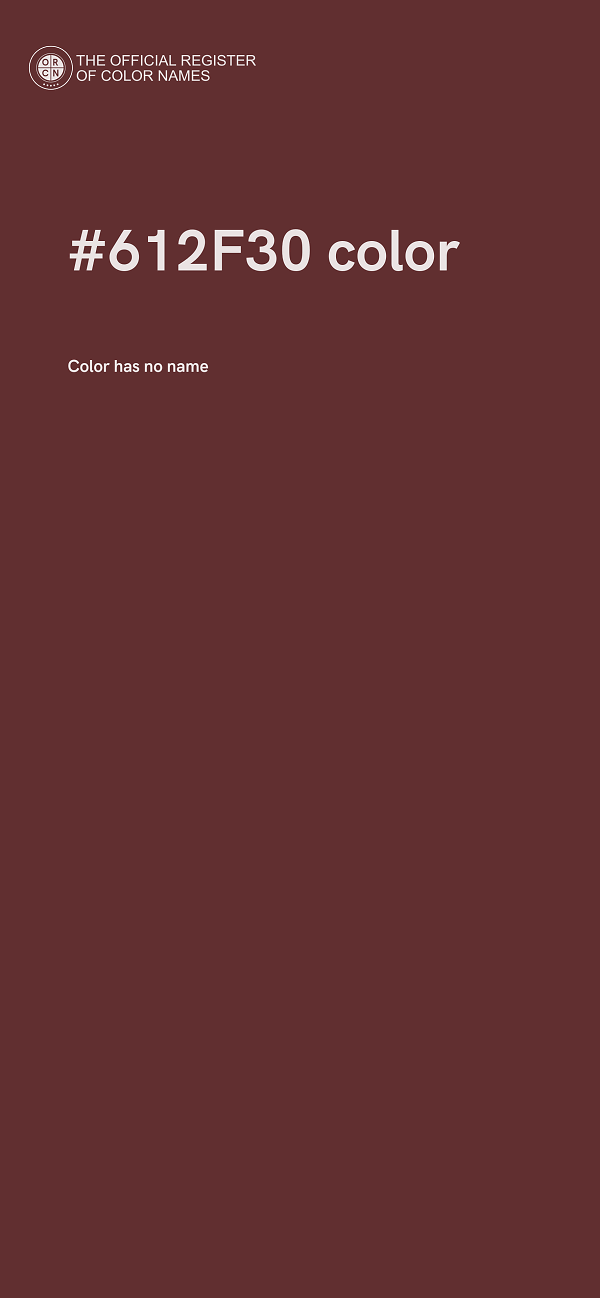 #612F30 color image