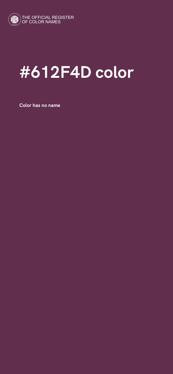 #612F4D color image