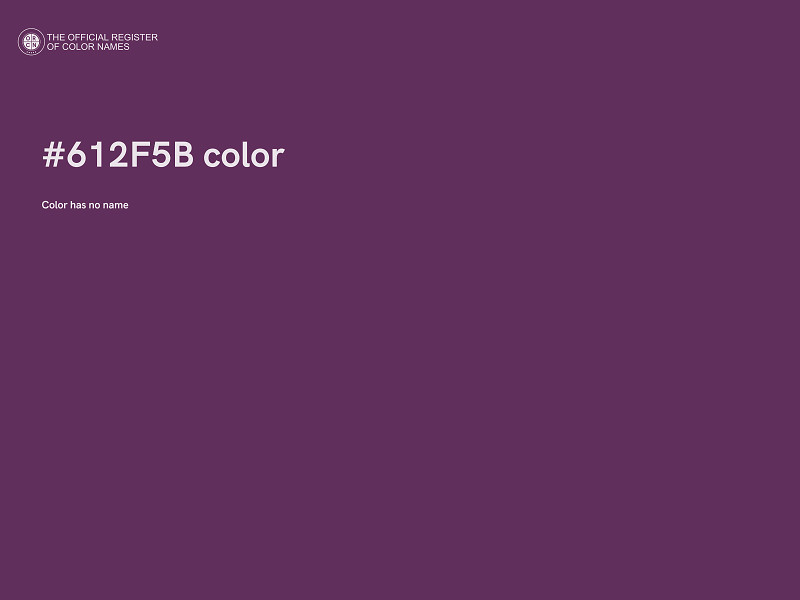 #612F5B color image