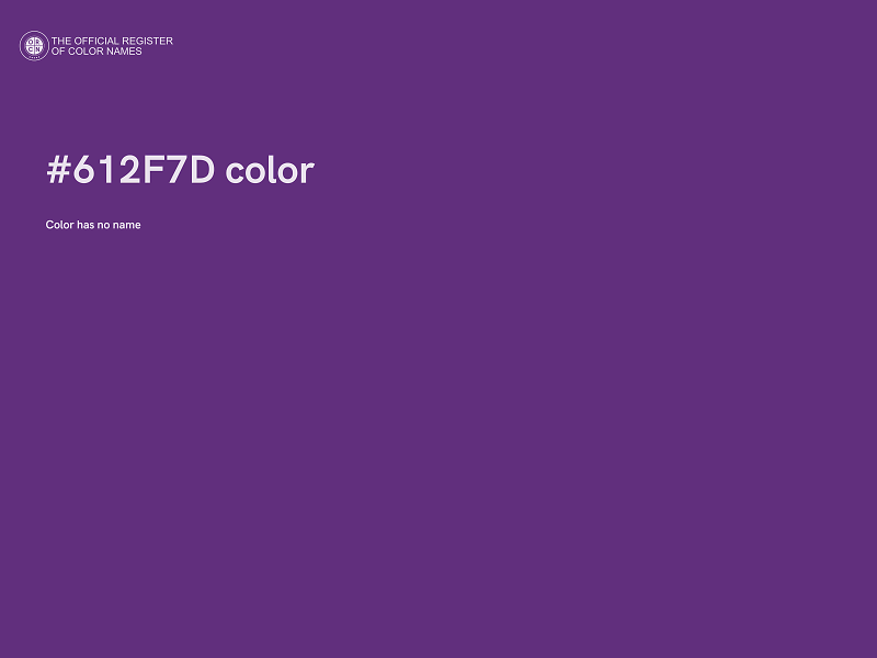 #612F7D color image