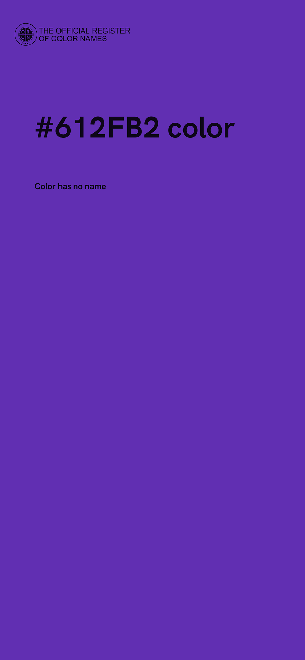 #612FB2 color image