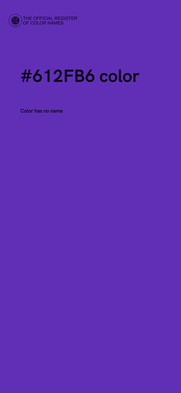 #612FB6 color image
