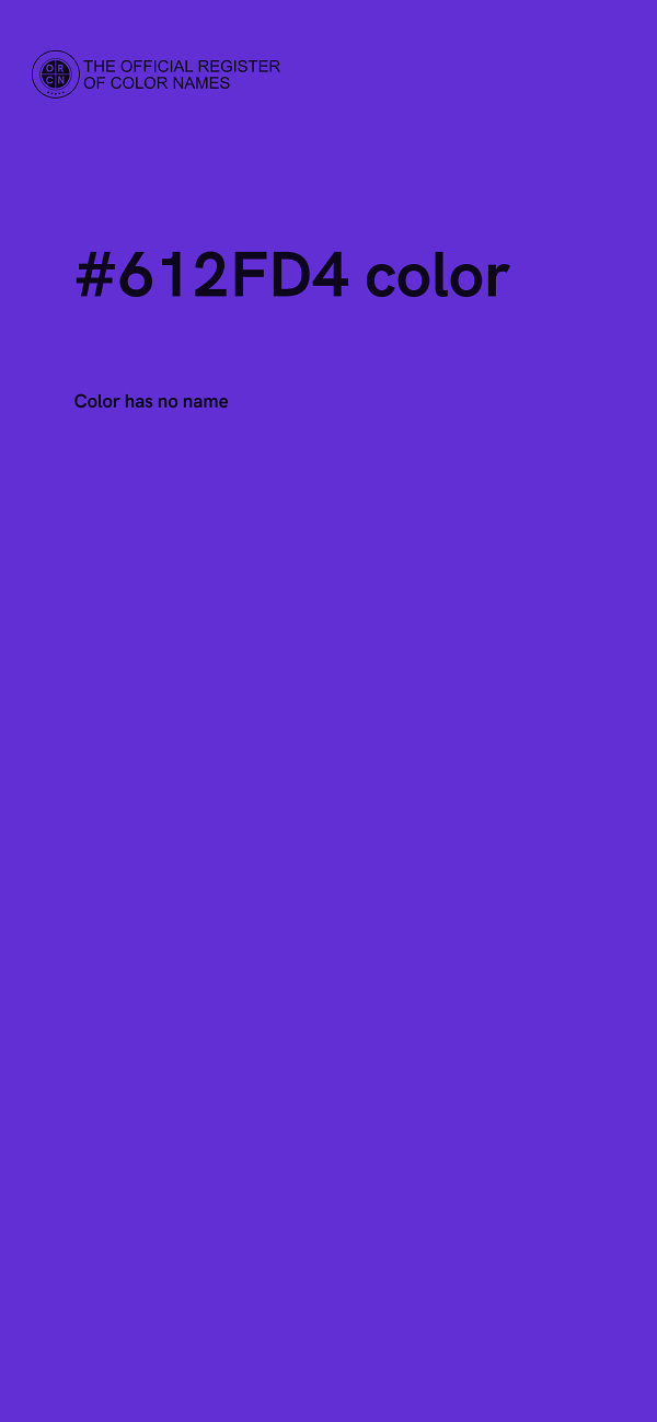 #612FD4 color image
